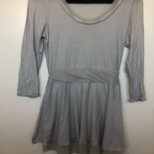 Anthropologie peplum top